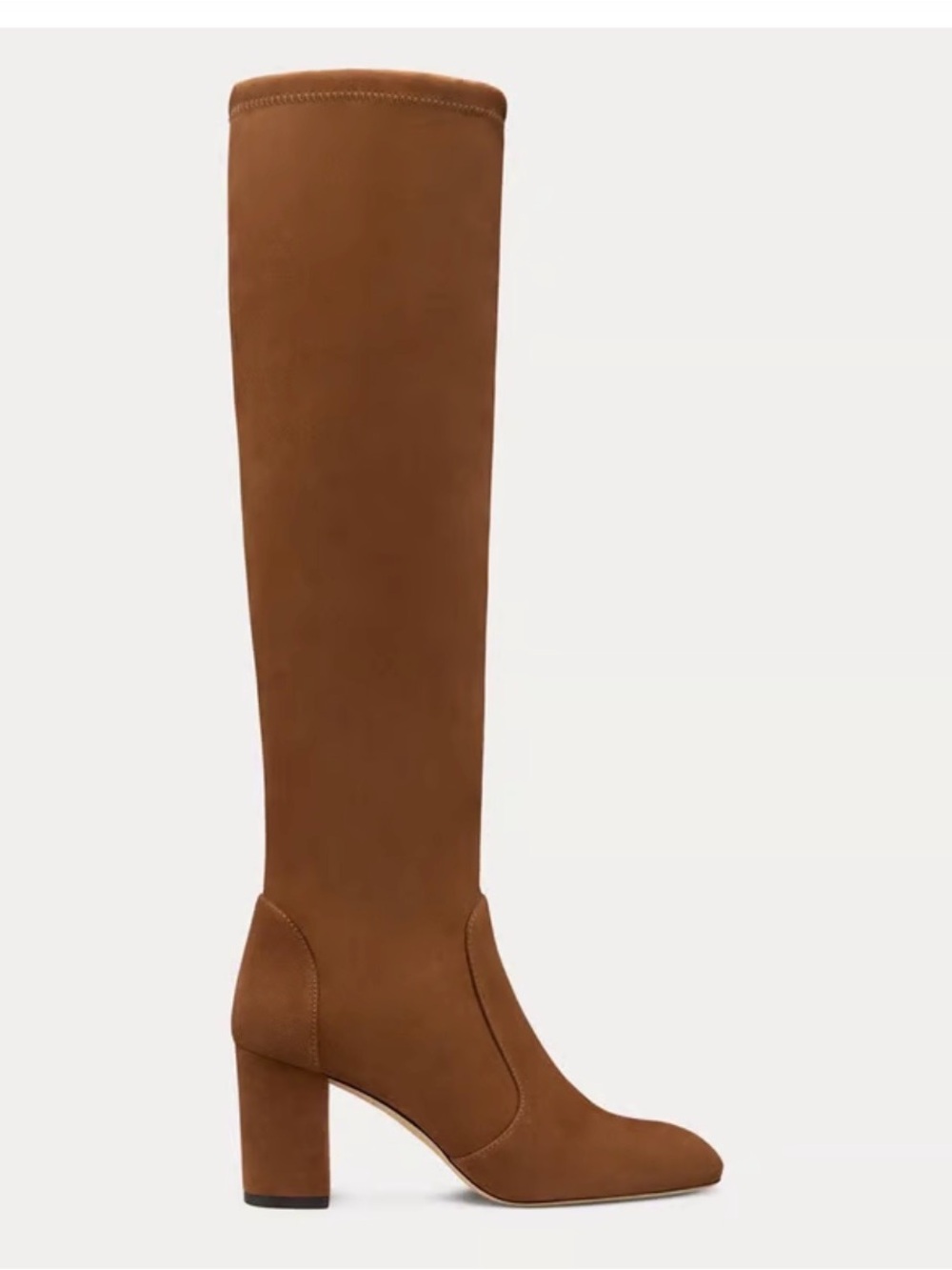 Stuart Weitzman Lucie Stretch Knee-High Boot - Toasted Almond - Size 7 - NWT